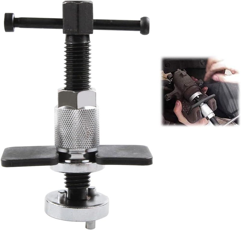 YanTone Disc Brake Caliper Piston Rewind Tool  Brake Piston Wind Back Tool  Car Rear Brake Pad Wind Back Right Handle Tool Set - Image 1